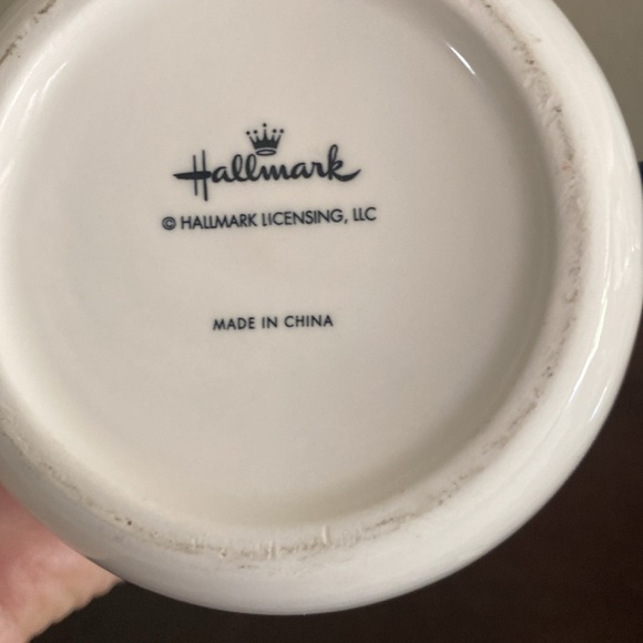 Hallmark, “Running on Coffee and Hallmark Channel “ 16oz  Black and White Mug - Picture 6 of 8